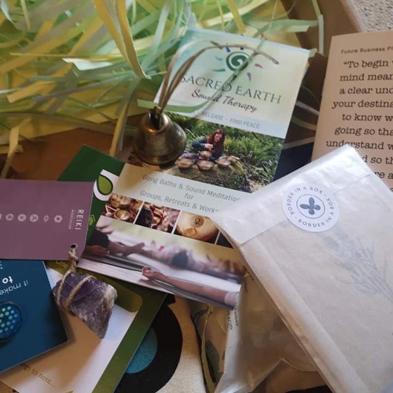 resilience goody box with leaflets